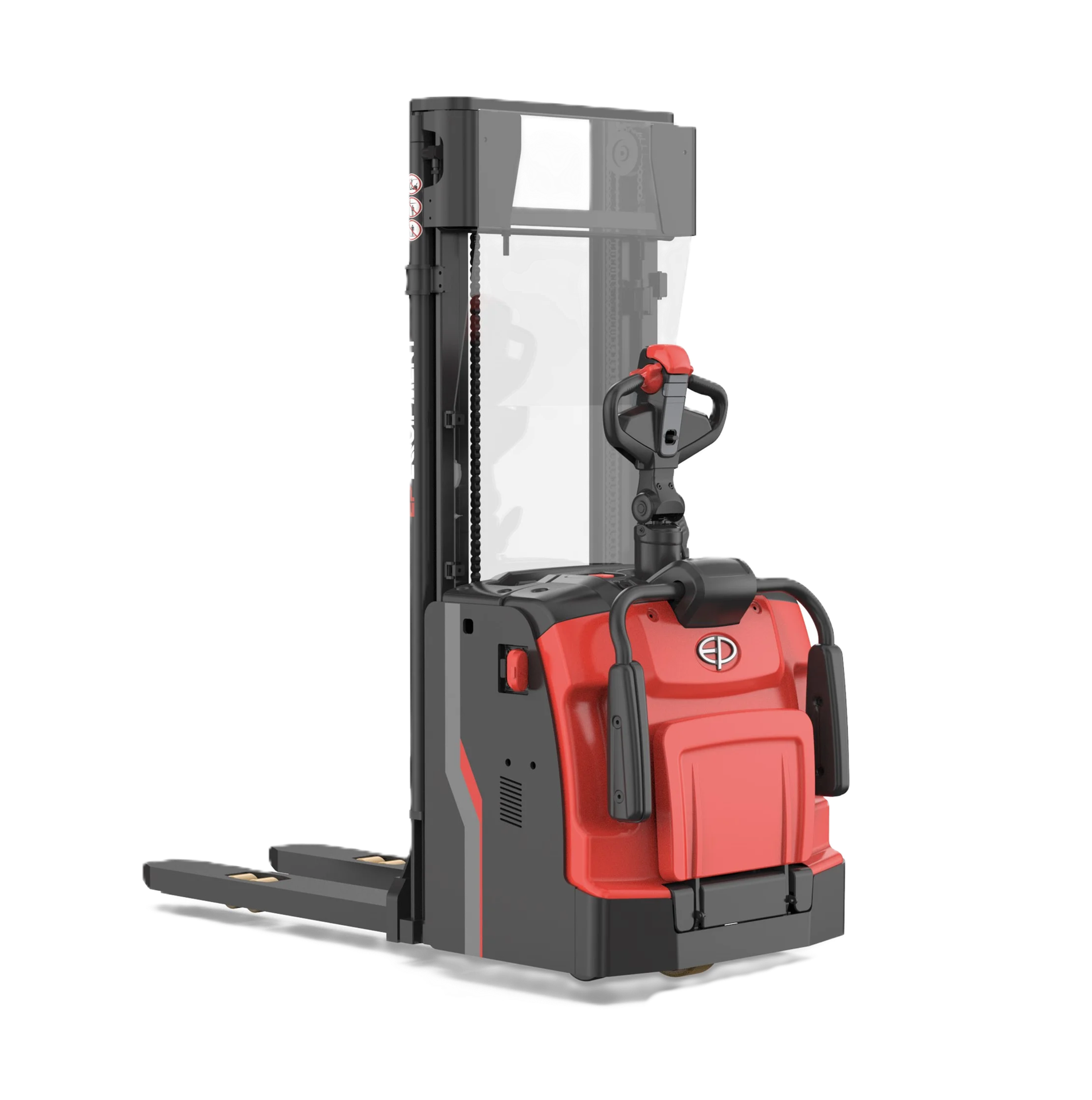 Stacker elétrico RSL16i, capacidade 1600kg, mastro 3300 a 5500mm